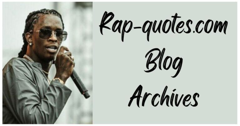 Rap-Quotes.com Blog Archives